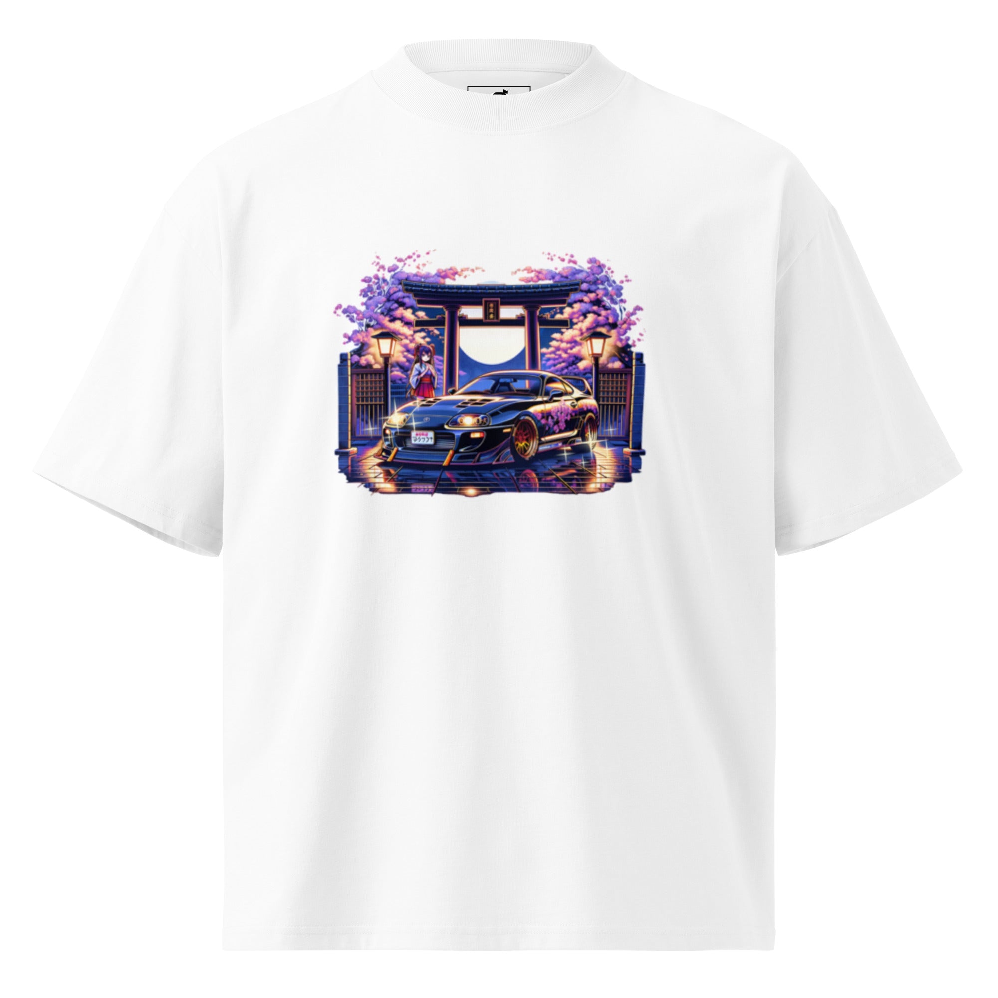 Girl With A Car Oversized T-Shirt - Kruv Kult