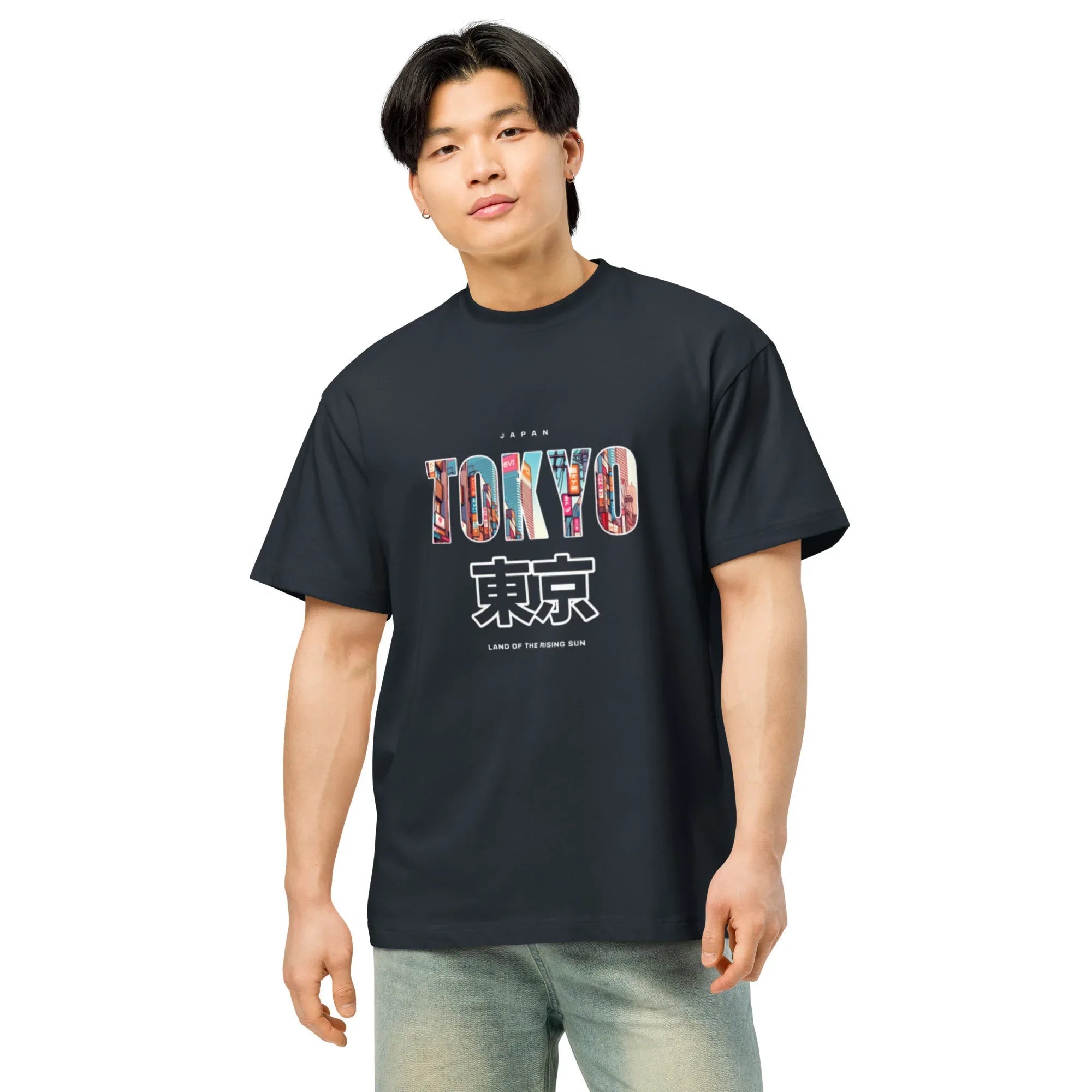 Tokyo Neon Streets Boxy T-Shirt - Kruv Kult