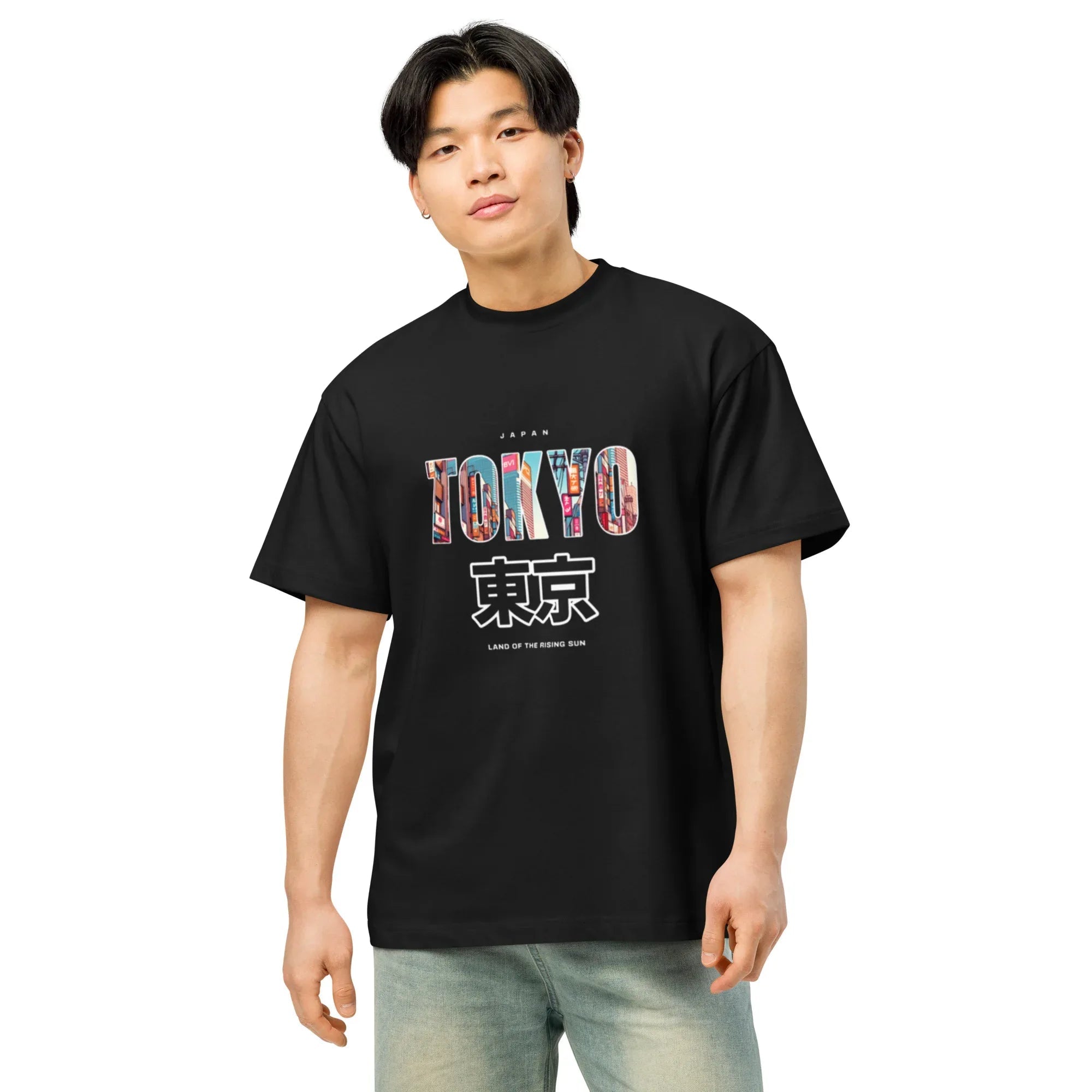 Tokyo Neon Streets Boxy T-Shirt - Kruv Kult