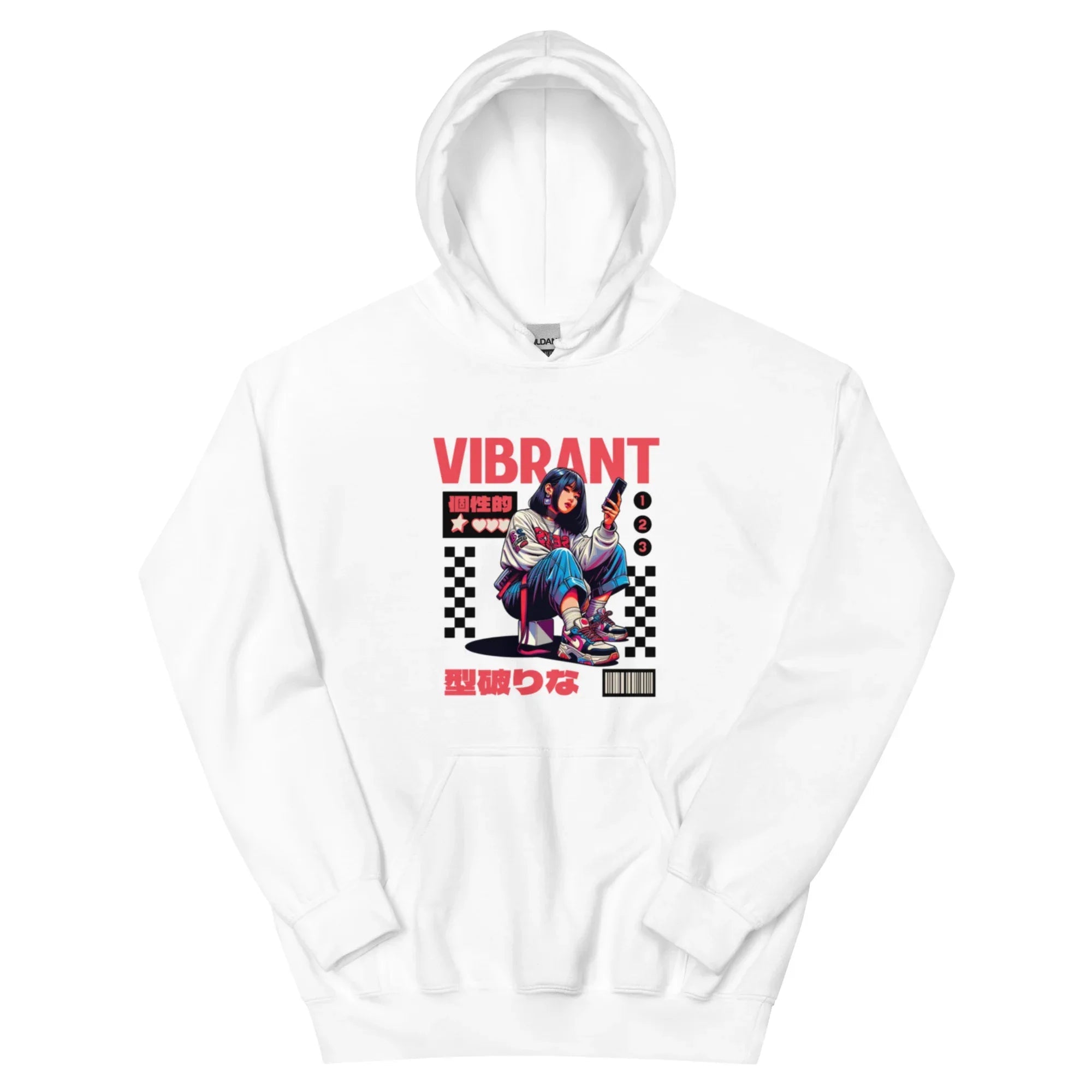 Vibrant Tokyo Street Style Hoodie - Kruv Kult