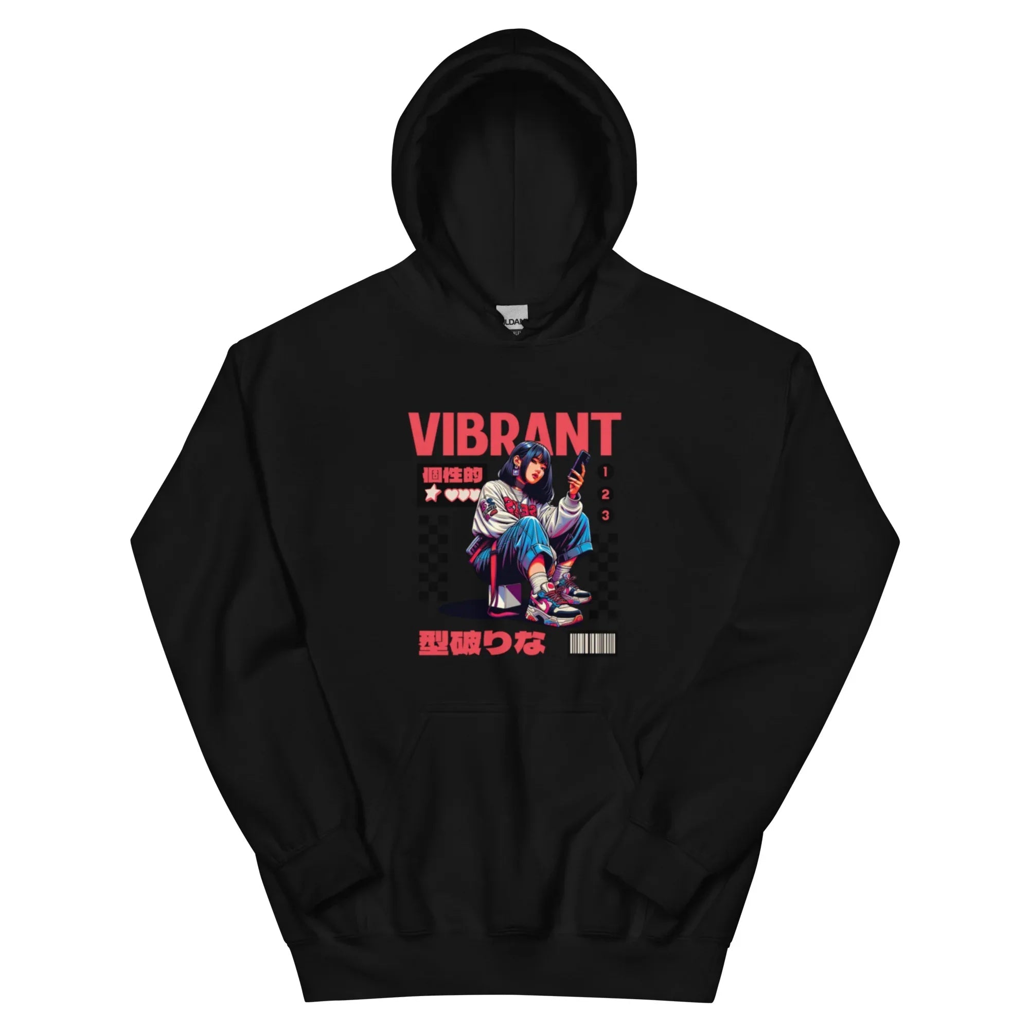 Vibrant Tokyo Street Style Hoodie - Kruv Kult