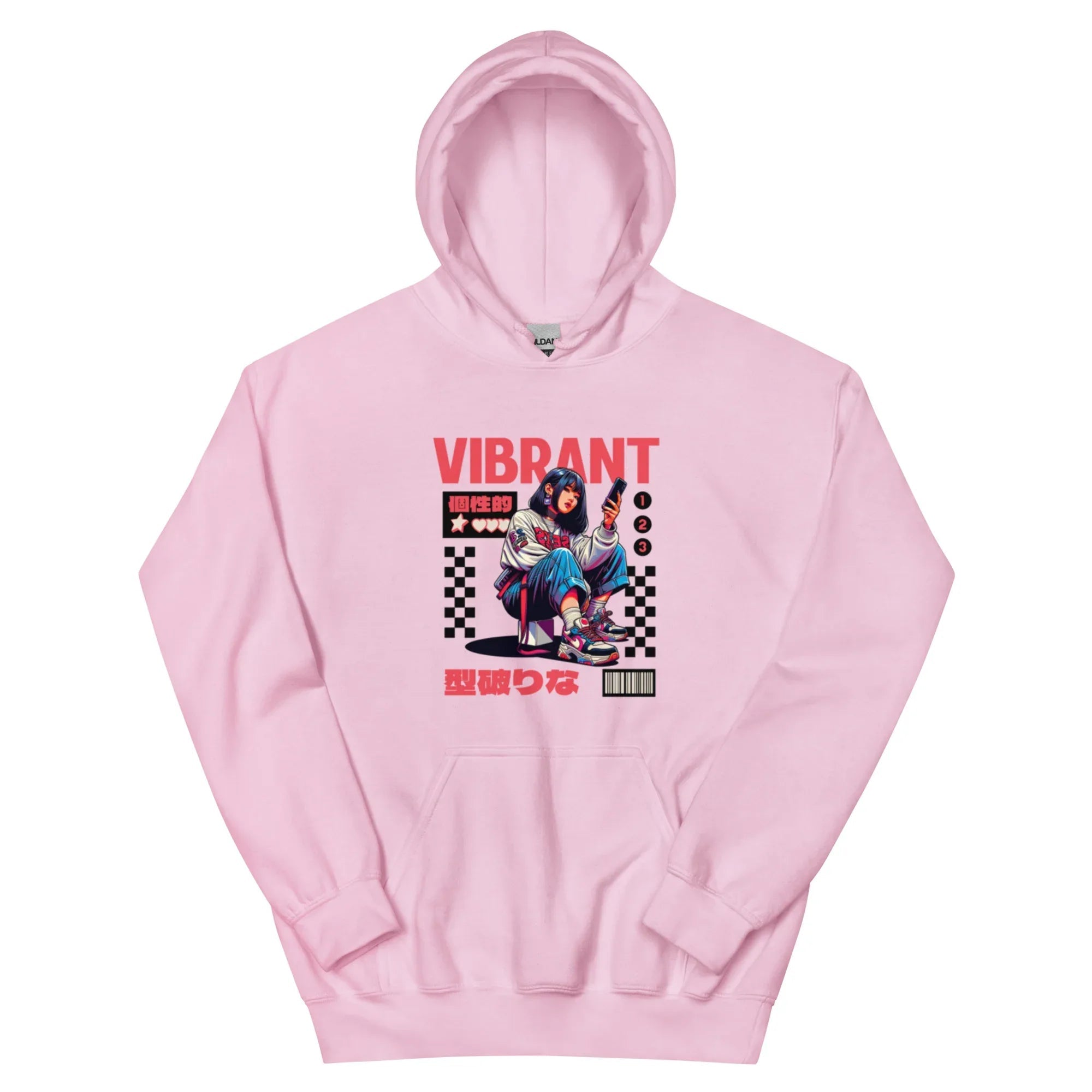 Vibrant Tokyo Street Style Hoodie - Kruv Kult